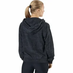 Sportswear Gym Vintage Women's Full-Zip Hoodie BLACK/WHITE