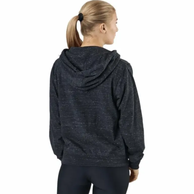Sportswear Gym Vintage Women's Full-Zip Hoodie BLACK/WHITE