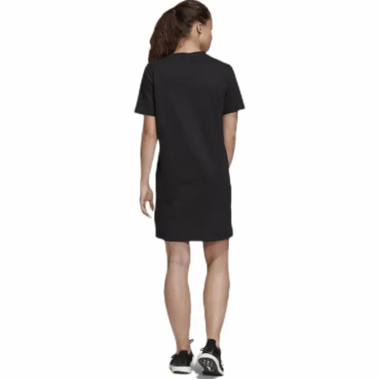 Stack T Dress White/Black