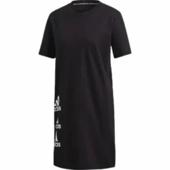 Stack T Dress White/Black