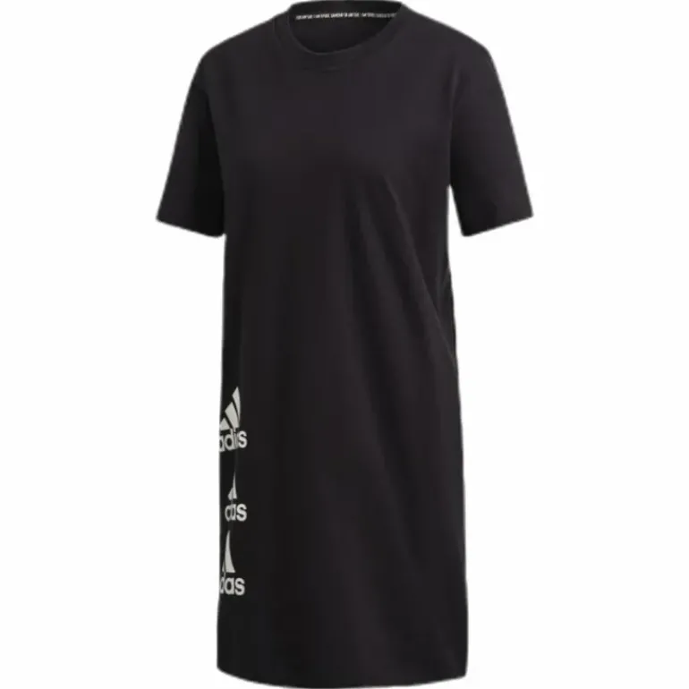 Stack T Dress White/Black