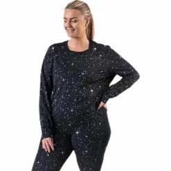 Starry Night MTLC Top Plus Black/Grey