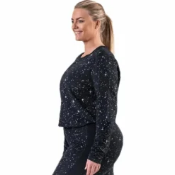 Starry Night MTLC Top Plus Black/Grey