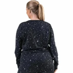 Starry Night MTLC Top Plus Black/Grey