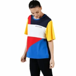 Statement Colourblock T-Shirt Red