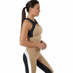 Sthlm Overlap Crop Top Beige