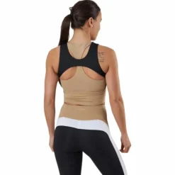 Sthlm Overlap Crop Top Beige