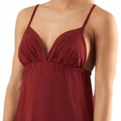 Strap Ankle Dress Red