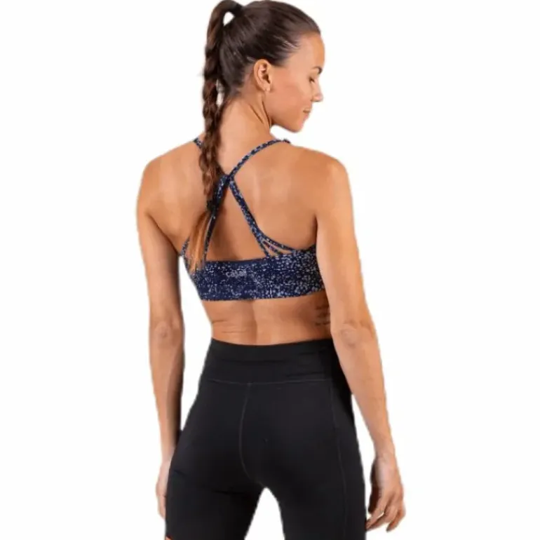 Strappy Sports Bra Blue