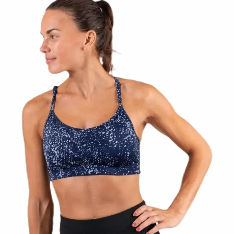 Strappy Sports Bra Blue