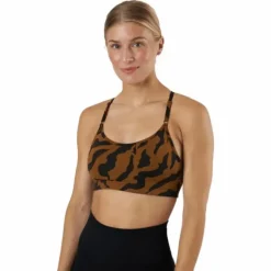 Strappy Sports Bra Escape Brown