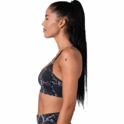 Strappy Sports Bra Grey