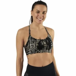 Strappy Sports Bra Grey