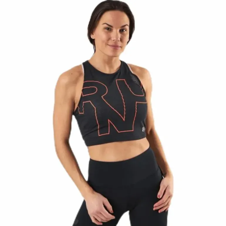 Streaker 2.0 Run Crop Top Black