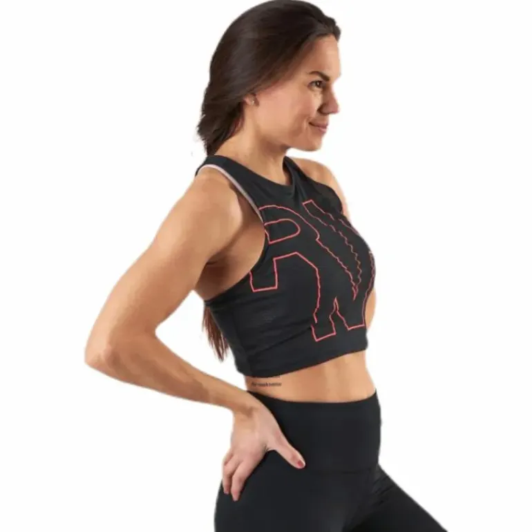 Streaker 2.0 Run Crop Top Black