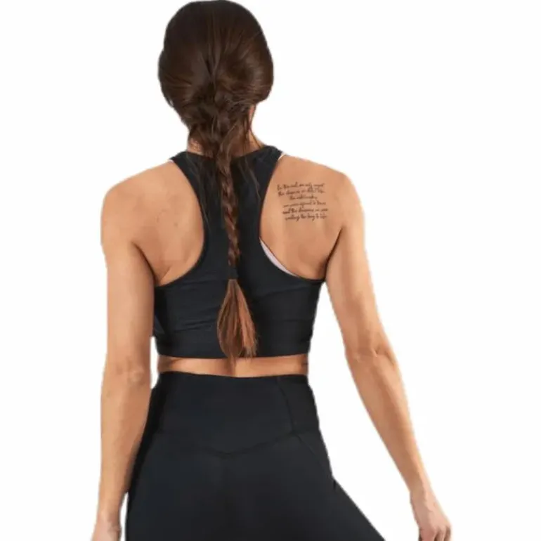 Streaker 2.0 Run Crop Top Black