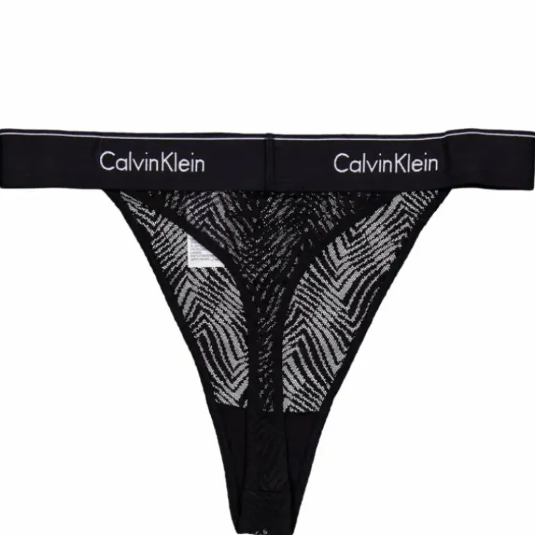 String Thong Black