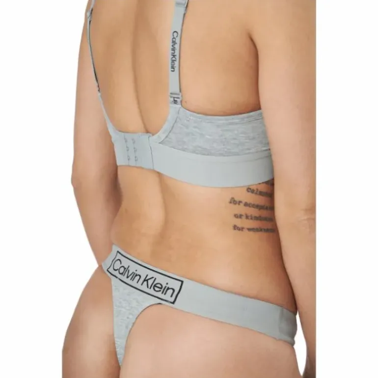 String Thong Grey Heather