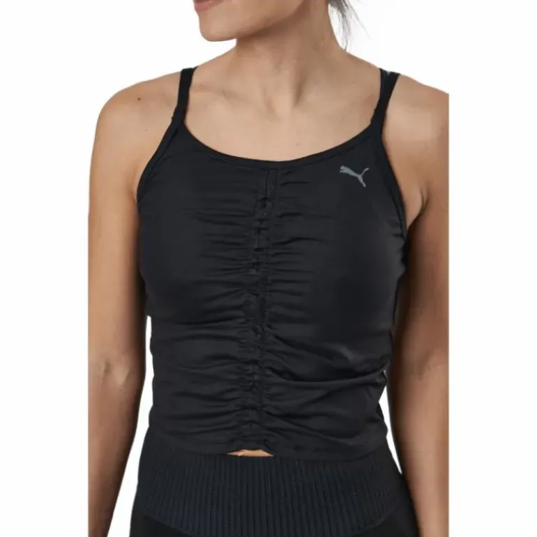 Studio Foundation Ruched Tank Puma Black