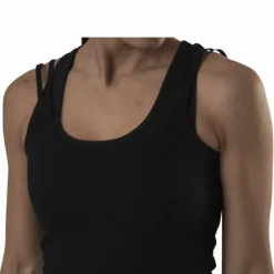 Studio Rib Tank Black