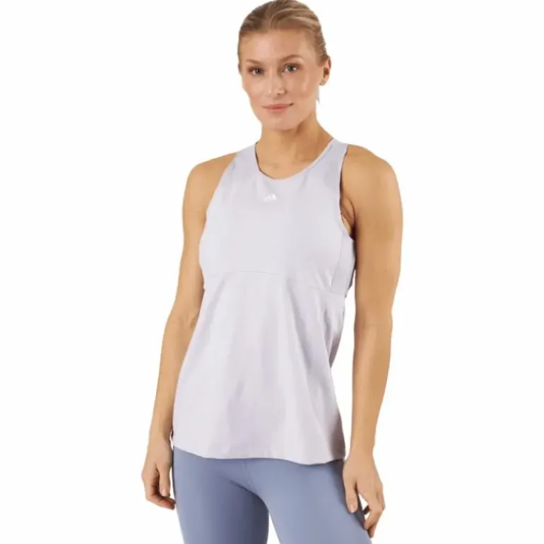 Studio Tank Top Sildaw/White