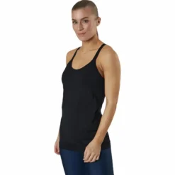 Sun Seamless Tank Top Black