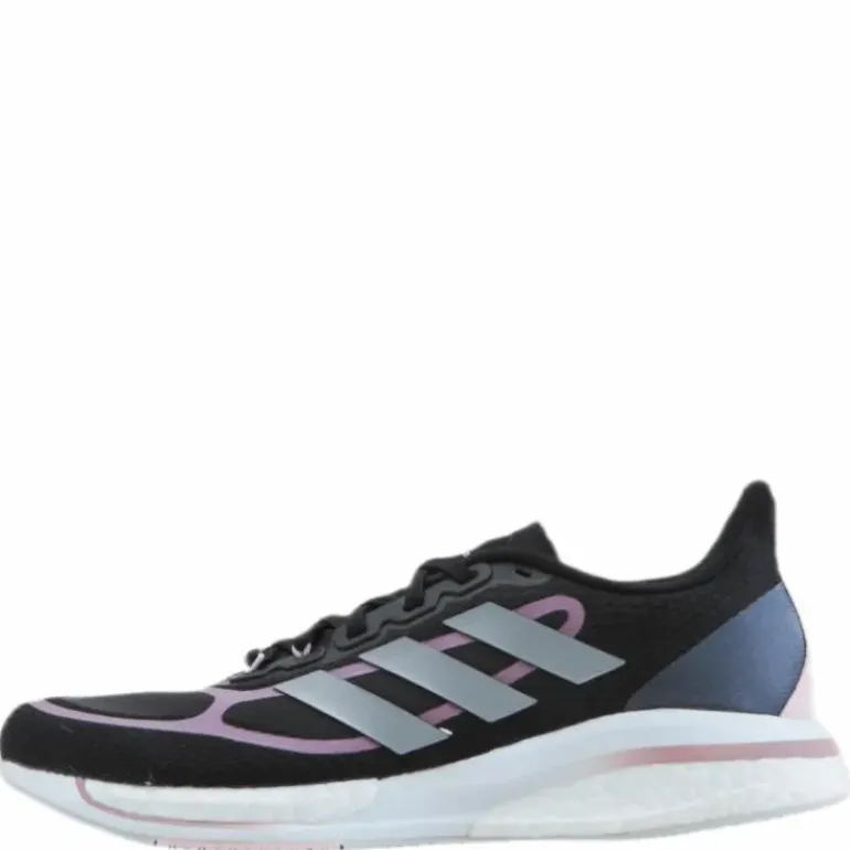Supernova+ Shoes Core Black / Silver Metallic / Pink Met.