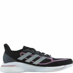 Supernova+ Shoes Core Black / Silver Metallic / Pink Met.