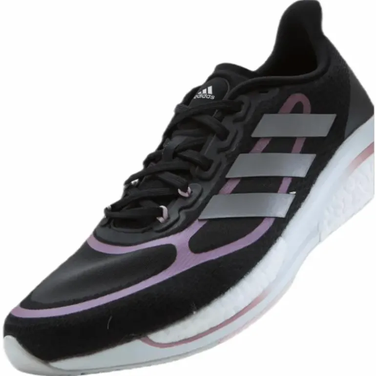 Supernova+ Shoes Core Black / Silver Metallic / Pink Met.