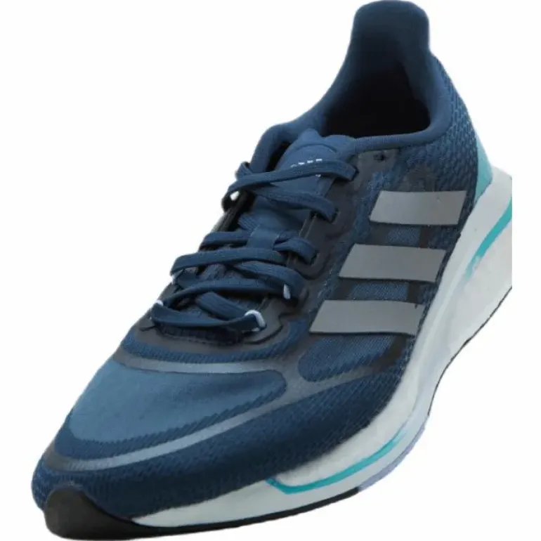 Supernova+ Shoes Crew Navy / Silver Metallic / Pulse Aqua