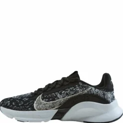 SuperRep Go 3 Flyknit Next Nature Women's Training Shoes BLACK/METALLIC SILVER-WHITE