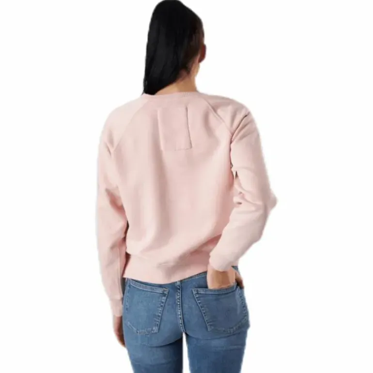 Svea Embo Crew Neck Pink