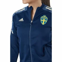 Svff Tk Jkt W Team Navy Blue/easy Yellow