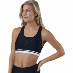 Swim Team Top Black