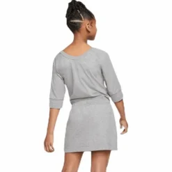Swoosh Jersey Dress Junior Grey