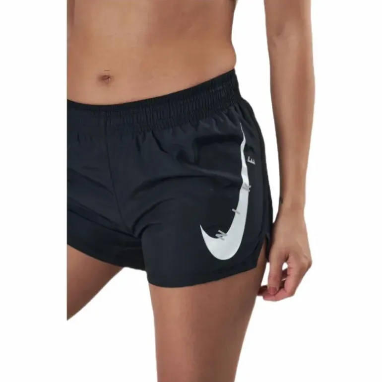 Swoosh Run Shorts White/Black