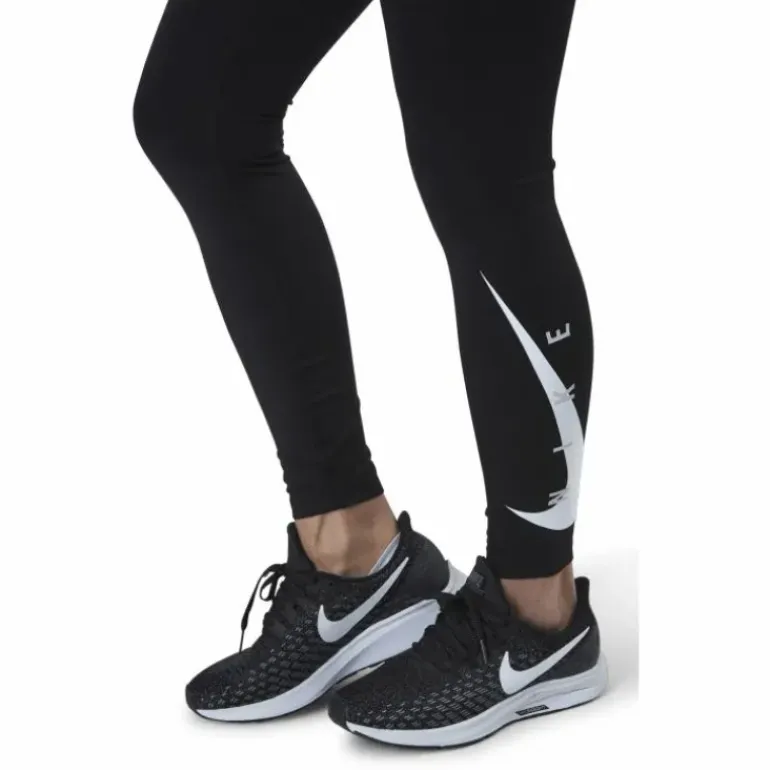 Swoosh Run Tight 7/8 Black/Silver