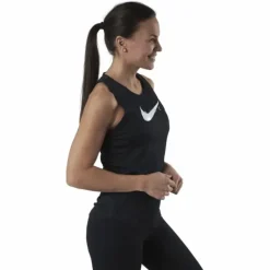 Swoosh Running Tank Black/Silver