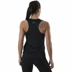 Swoosh Running Tank Black/Silver