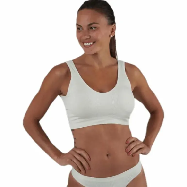 Symmi Rib Bra Top 2-Pack White