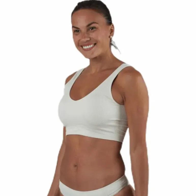 Symmi Rib Bra Top 2-Pack White