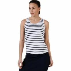 Taranto Tank Top Blue/White