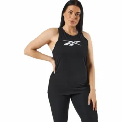 TE Graphic Vector Tank Black