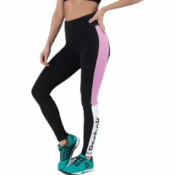 Te Linear Logo Legging Blue/Pink