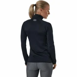 Tech 1/2 Zip - Solid Black