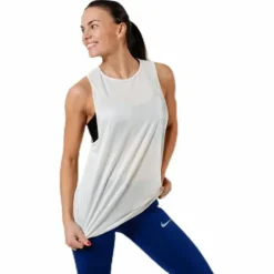 Tech Pack Knit Muscle Tank Beige
