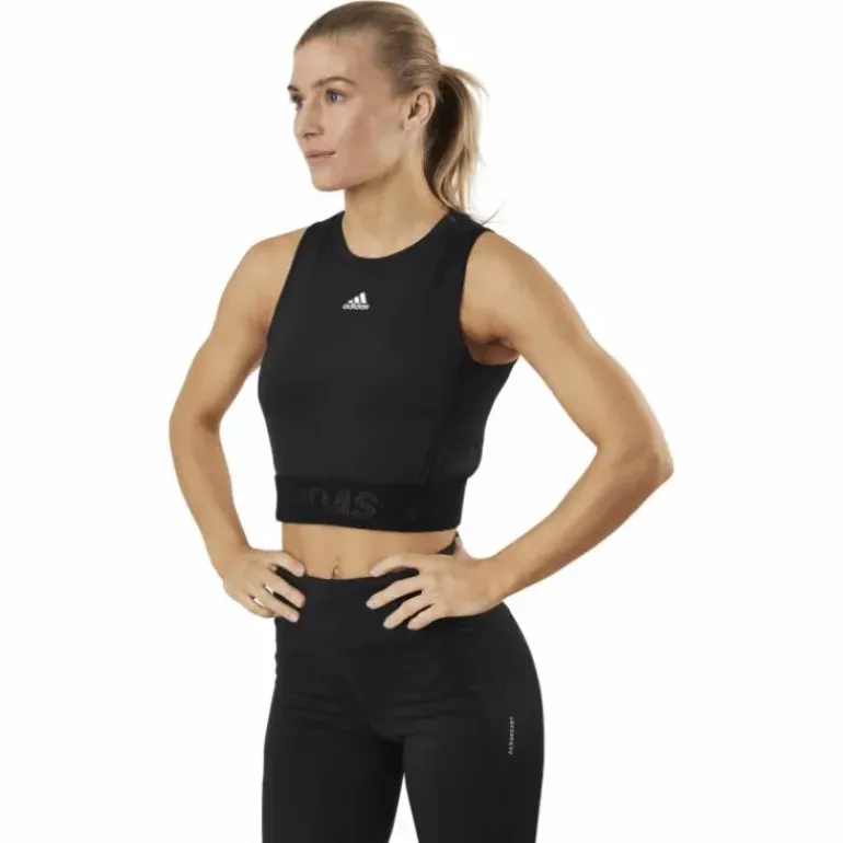 Techfit Crop Black / White