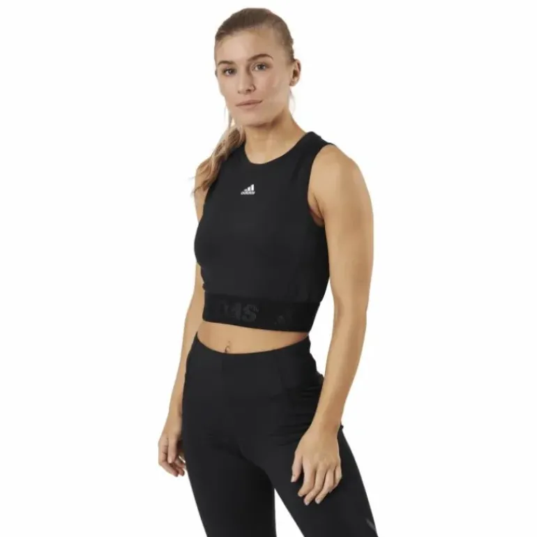Techfit Crop Black / White