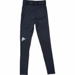 Techfit Long Branded Elastic Tight Black / White