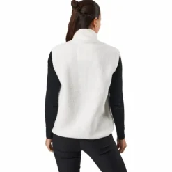 Teddy Pile Vest Off White